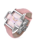 Locman Plus Pink Women` Dress Date Watch