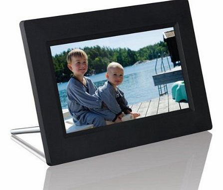 LOGIK L07DPF13 LED Backlight 7`` Digital Photo Frame SD / MMC / MS /SDHC- USB SLOTS - Black