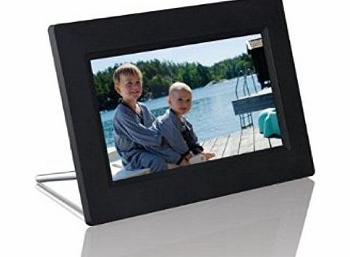 LOGIK L08DPF13 LED Backlight 8`` Digital Photo Frame SD / MMC / MS /SDHC- USB SLOTS - Black