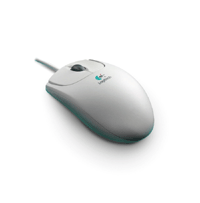 LOGITECH AMBIDEXTROUS PILOT WHEEL MOUSE PS2 & USB