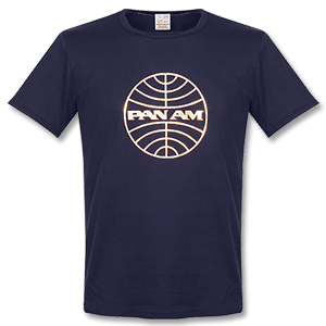 Pan Am Globe Tee - Navy