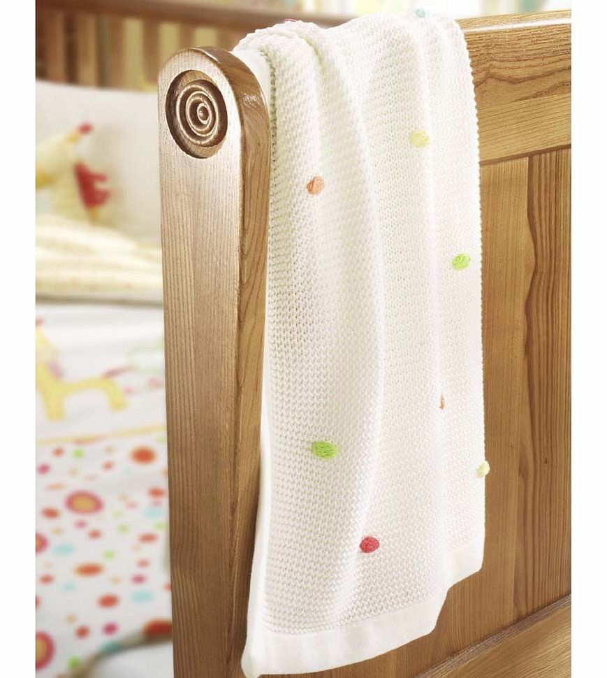 Lollipop Lane Tiddly Wink Safari Knitted Blanket Pram