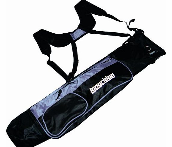 5`` Pencil Golf Bag - Black/Silver