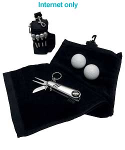 Golfers Buddy and Towel Set