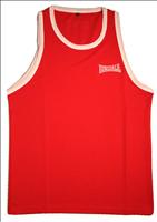 Lonsdale Club Vest Red/White - MEDIUM