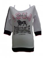 Lonsdale L/S Bardot Top - 8 10 12 14