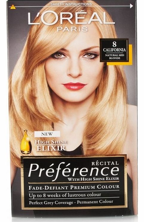 L'Oreal Recital Preference California