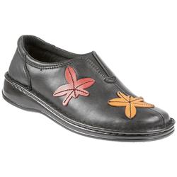 Loretta Female Hak801sc Leather Upper Leather/Textile Lining Casual in Black Multi