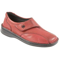 Loretta Female Hak802 Leather Upper Leather/Textile Lining Casual in Burgundy, Tan