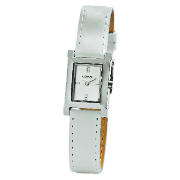 Lorus Ladies White Strap Watch