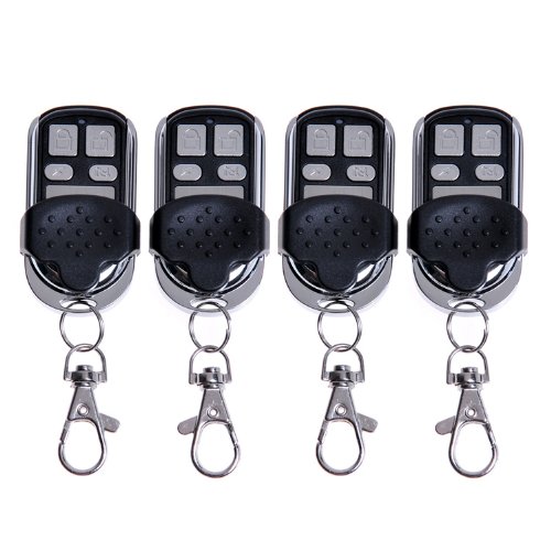 4PCS 433MHz 4 Channel RF Wireless Remote Control Garage Door Cloning Portable