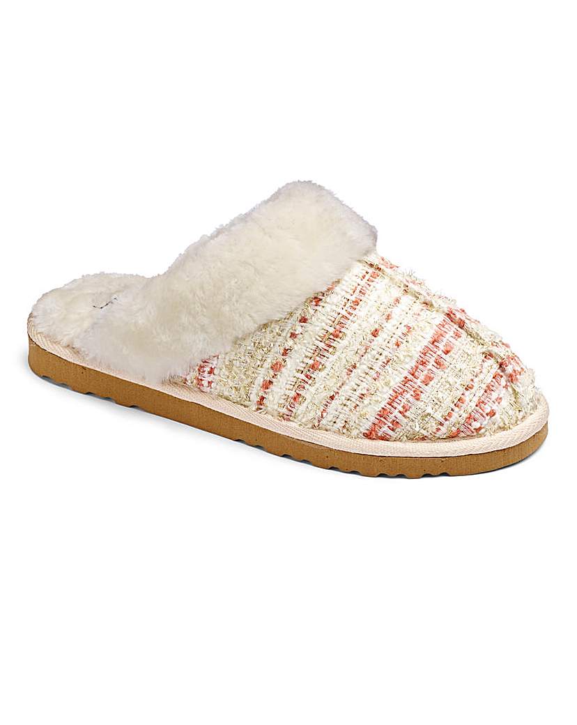 Lotus Warmlined Mule Slippers E Fit