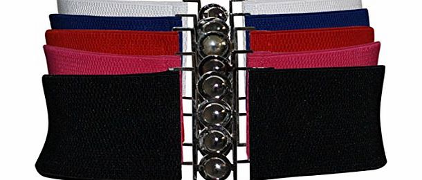 Love Camden Womens Vintage and Fashion Elasticated Stretch Cinch Belt (5 Colours Available)