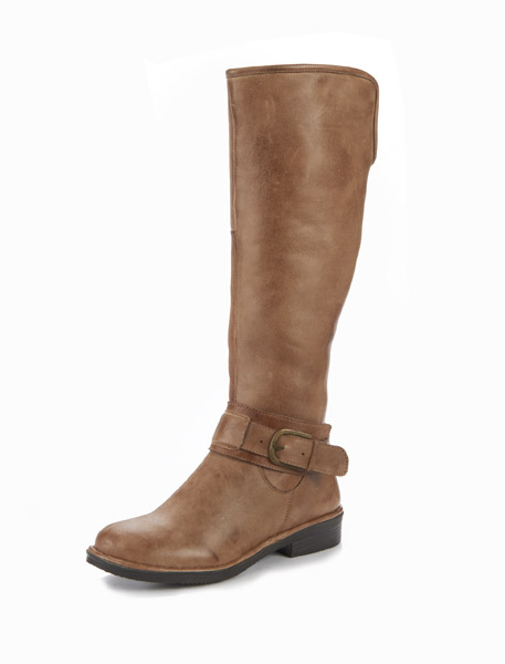 Love label Lotus Manson Warm Lined Buckle Knee Boots