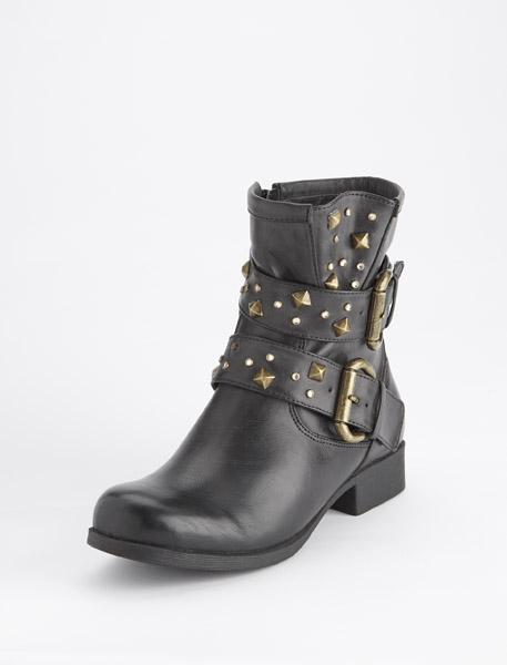 Love label Multi Stud Biker Boots