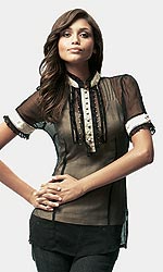 Love Label Womens Womens Pintuck Blouse