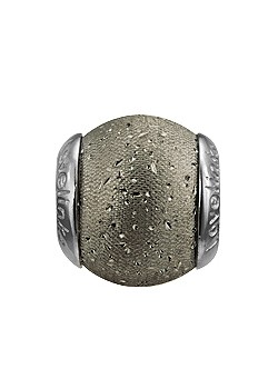 Silver Sparkling Black Charm 2180011