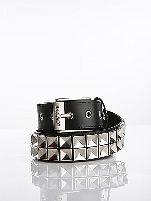 Lowlife Concave Black With Silver Studs