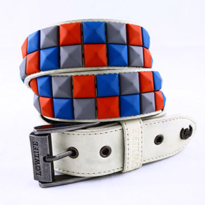 Duel Belt - Crinkle White