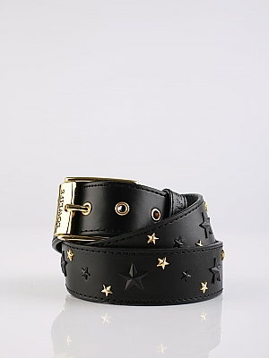 Lowlife Fallen Black With Gold/Shiny Black Studs