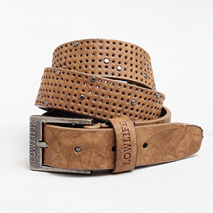 Knock Belt - Crinkled Beige