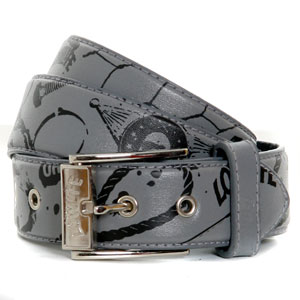 Lowlife Punk Filled Belt - grey