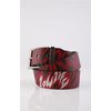 Lowlife Reversible Belt - Camo (Red/Black/Silver)