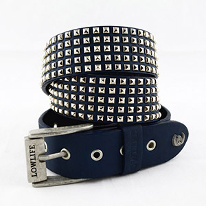 Shrink Belt - Navy/Silver