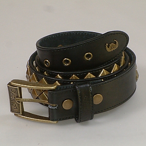 Lowlife Slant Belt - Black/Gold
