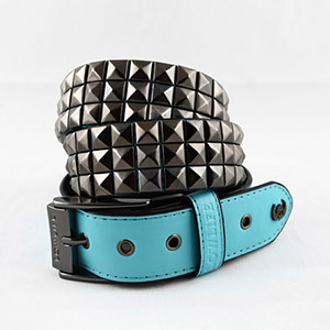 Triple S Belt - Pool/Silver