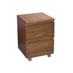 LPD , Malvern, 2 Drawer Bedside Table