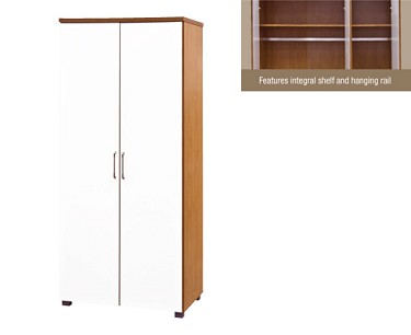 LPD 2 Door Wardrobe White/Beech