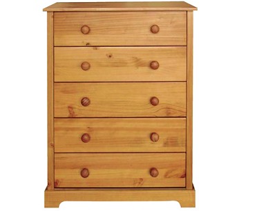 LPD Furniture Baltic 5 Drawer Chest