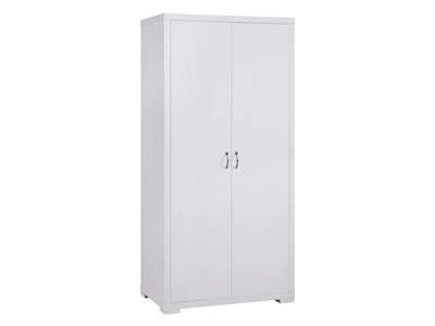 Luna 2 Door Wardrobe (White) Small Single