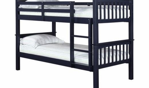 LPD Leo Bunk Bed in Navy Blue