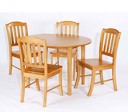 LPD Limited Devonshire Oak Round Dining Set