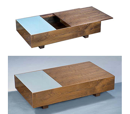 LPD Limited Ecuador Sliding Glass Coffee Table