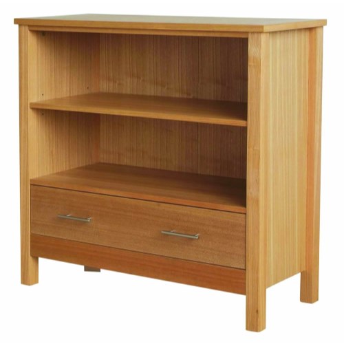 LPD Limited GRADE A1 - LPD Oakridge 1 Drawer Low Bookcase