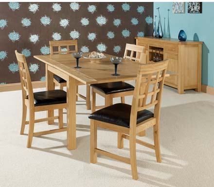 LPD Limited Hudosn Oak Extending Dining Table