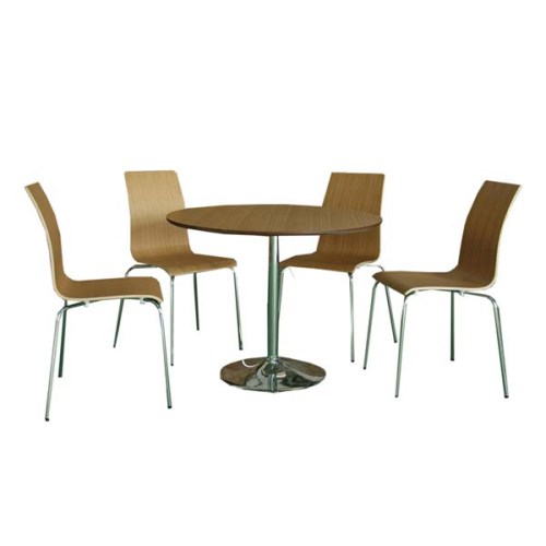 LPD Limited LPD Soho Oak Round Dining Set