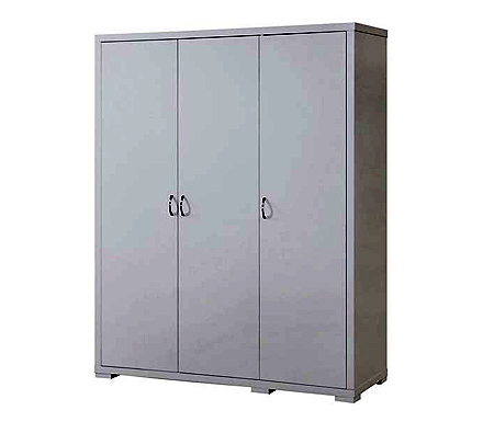 LPD Limited Luna 3 Door Wardrobe in White