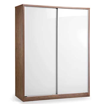 LPD Limited Madilena High Gloss 2 Door Sliding Wardrobe