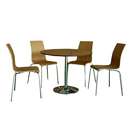 Soho Oak Round Dining Set