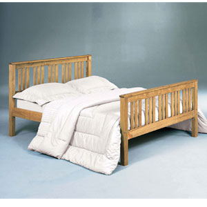 LPD Shaker 4FT 6 Double Wooden Bedstead