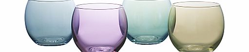 LSA Polka Pastel Tealight Holders, Multi, Box of 4