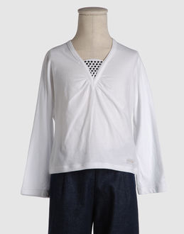 TOP WEAR Long sleeve t-shirts GIRLS on YOOX.COM