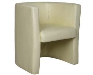 leather tub seat cream