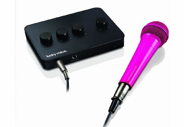 Lucky Voice Karaoke Machine - Pink Mic