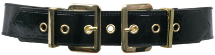 elasciated big buckle belt