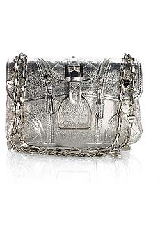 Luella Metallic leather Carmen bag